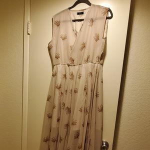 Sleeveless maxi summer dress